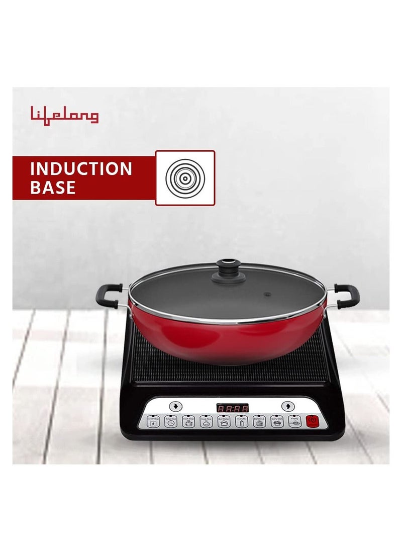 Lifelong - Induction Base Non Stick Aluminium Cookware Set Of 3 - Image 1