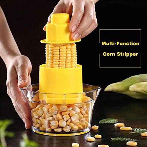 Apar Upgrade 2 in 1 MultiFunction Corn Stripper Peeler Set Box Grater for Ginger Garlic and Carrot Stainless Steel BladeNonSlip HandleGraterMeasuring Bowl - Image 2