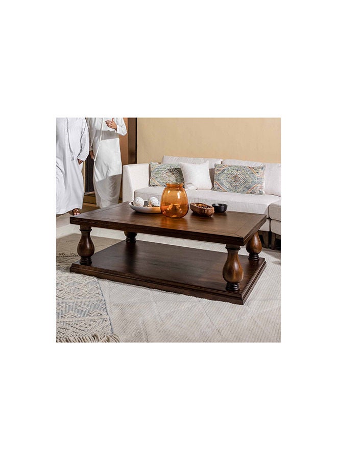 PAN emirates Lockwood Coffee Table Solid Wood Brown  - Image 1