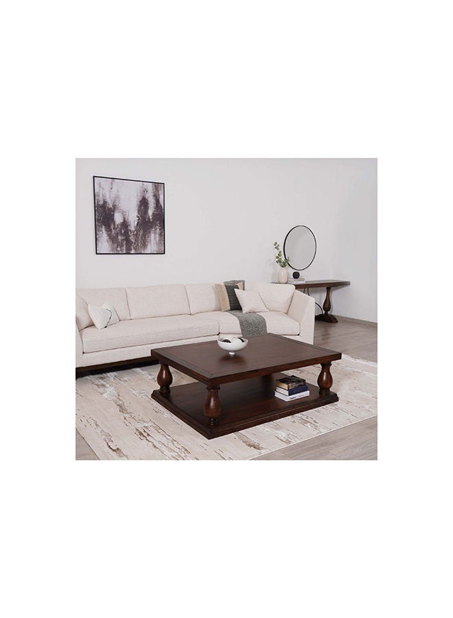 PAN emirates Lockwood Coffee Table Solid Wood Brown  - Image 2