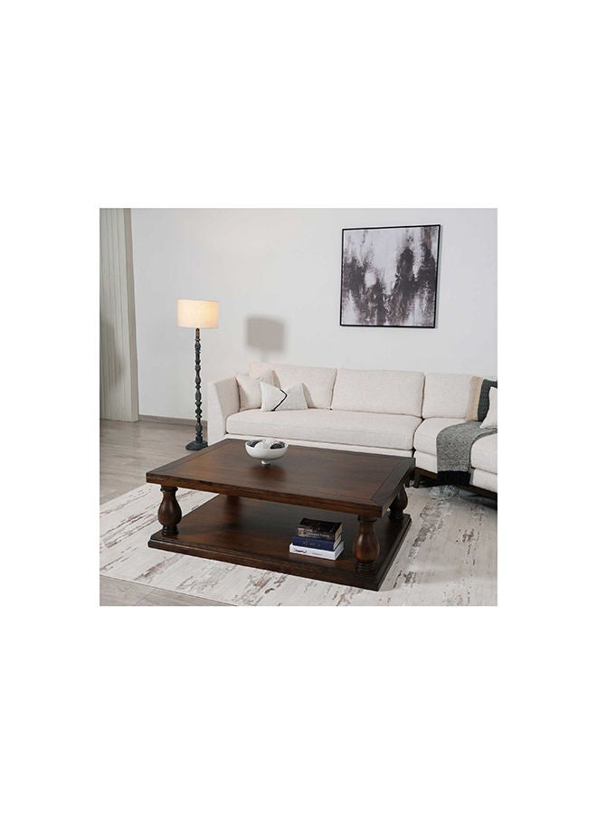 PAN emirates Lockwood Coffee Table Solid Wood Brown  - Image 3