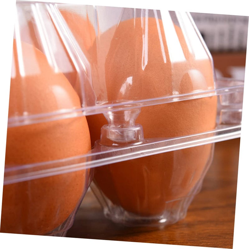 Stackable Plastic Egg Storage Container 4 Grids Portable Egg Holder With Lid For Refrigerator Organization Size 10 30X10 10X6 80CM - Image 4