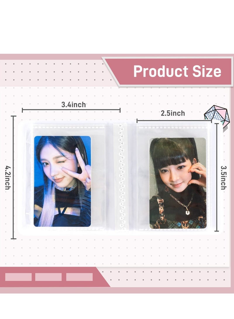 Excefore 3 inch Mini Photo Album Kpop Photocard Binder, Card Id Holder Book with 36 Pockets  - Image 2