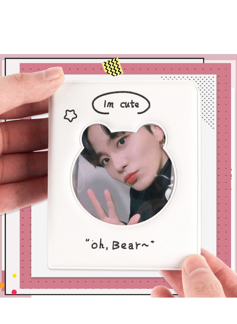 Excefore 3 inch Mini Photo Album Kpop Photocard Binder, Card Id Holder Book with 36 Pockets  - Image 3