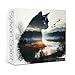 Larkipuzz Art Forest Cat Puzzles for Adults 1000 Pieces Challenging Mountain Plant Tree Kitten Jigsaw Puzzles Difficult Animal Kitty Scenic Painting Landscape Puzzle - Image 2