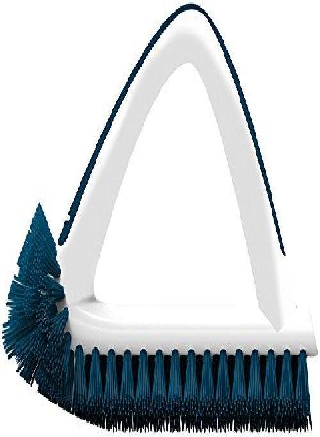 Unger 2-in-1 Grout and Corner Scrubber Brush Tool - Image 1