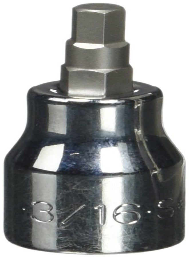 اس كي كي SK Tools USA محرك 3/8 بوصة، 3/16 بوصة، قياسي، مقبس سداسي كروم | 41208 - Image 1