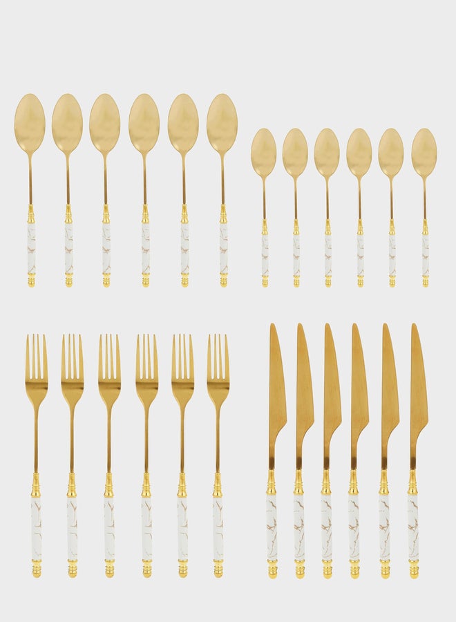 VAV GET 24-Piece Flatware Cutlery Set For 6 People - Image 5