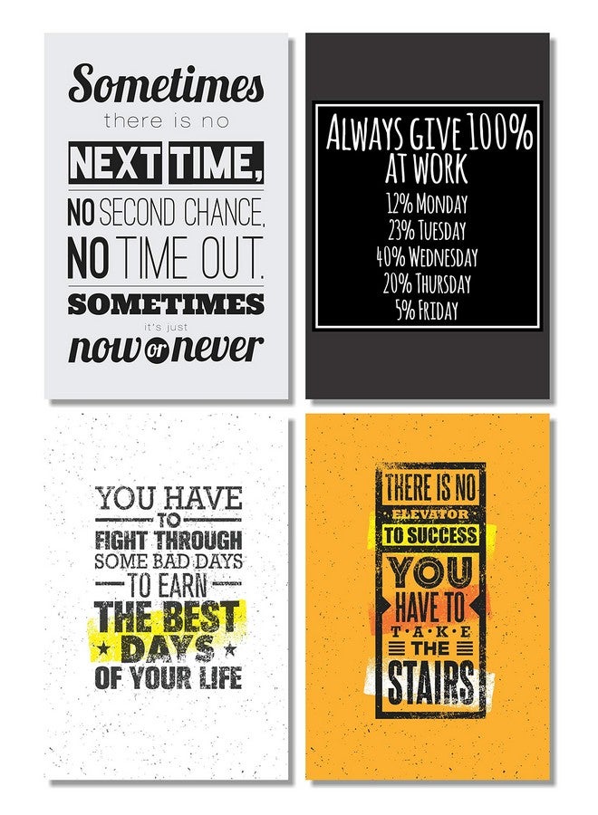 PRINTELLIGENT Motivational Positive Quote Poster for Office, Living Room, Home Decor Set of 10 Size :A3 (45 cm x 30 cm) (G) - Image 3