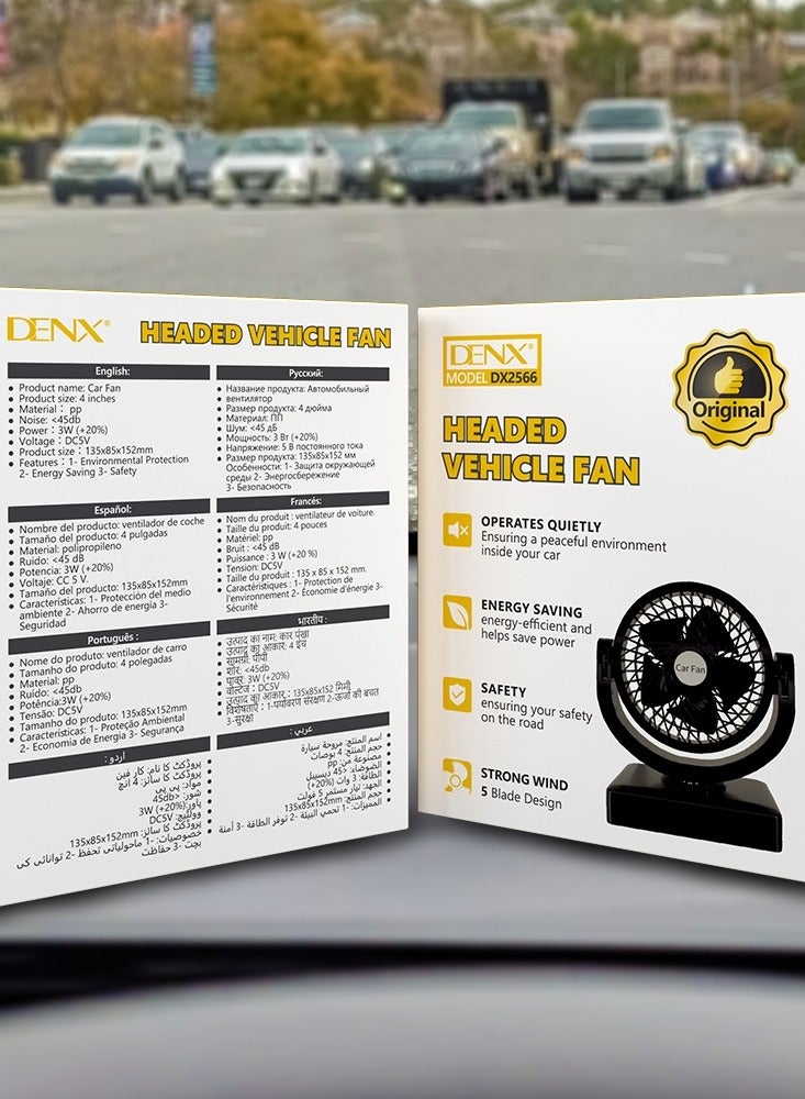 Denx DX2566 - Car Fan - Image 4