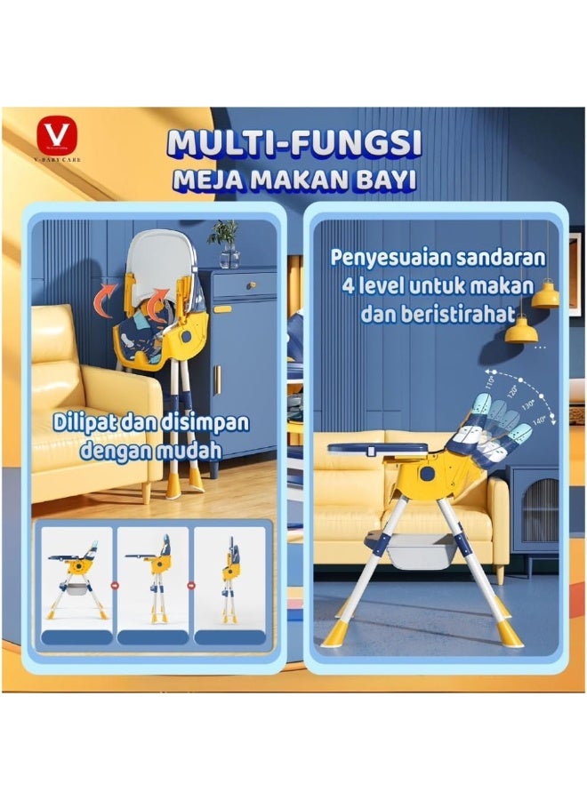 Kidilo Baby Dining Chair Highchairs - Image 2