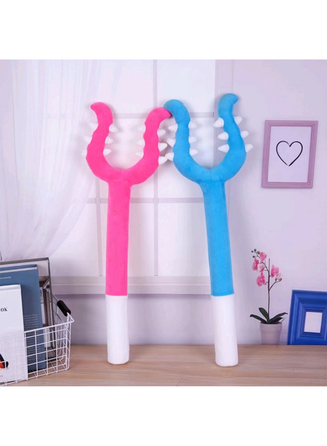 Creative Cat Stick Plush Toy Crusade Stick Jiyika Wow Peripheral Doll Magic Stick Wholesale-Specifications:70cm-Color:Pink - Image 1