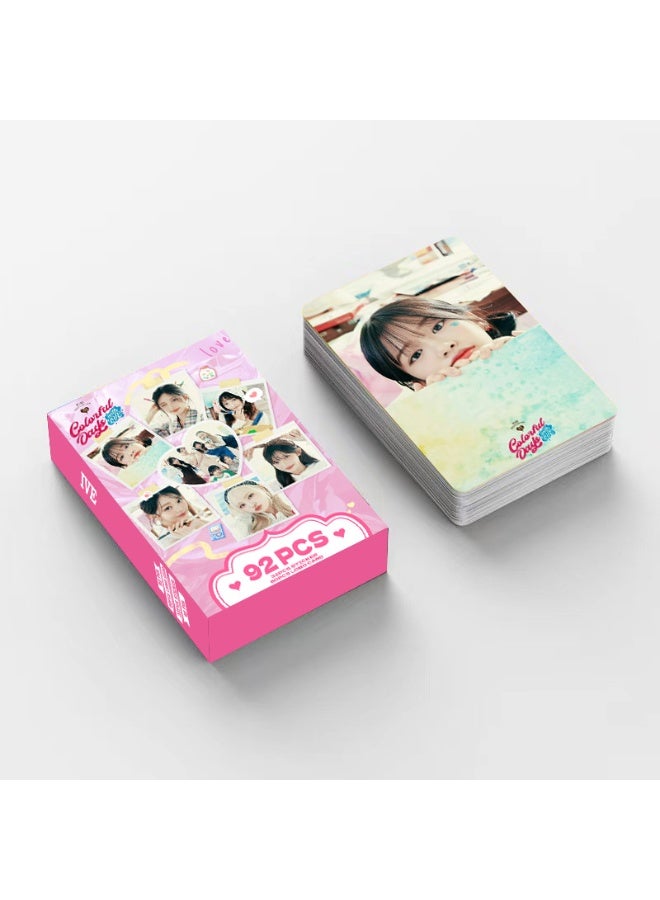 NIBEMINENT 92 Pcs Kpop IVE Lomo Cards Card For Fans Collection Gifts - Image 2