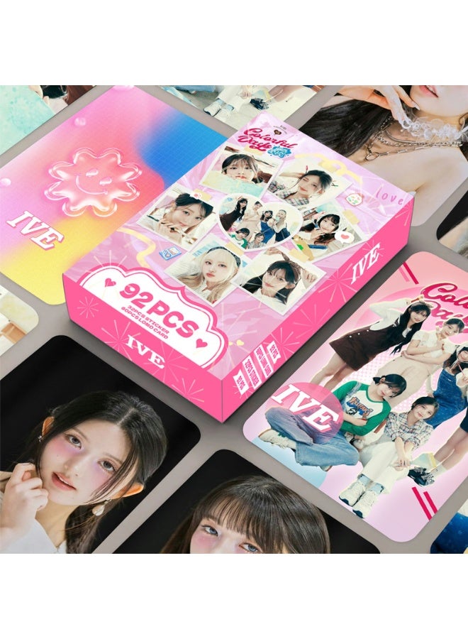 NIBEMINENT 92 Pcs Kpop IVE Lomo Cards Card For Fans Collection Gifts - Image 1