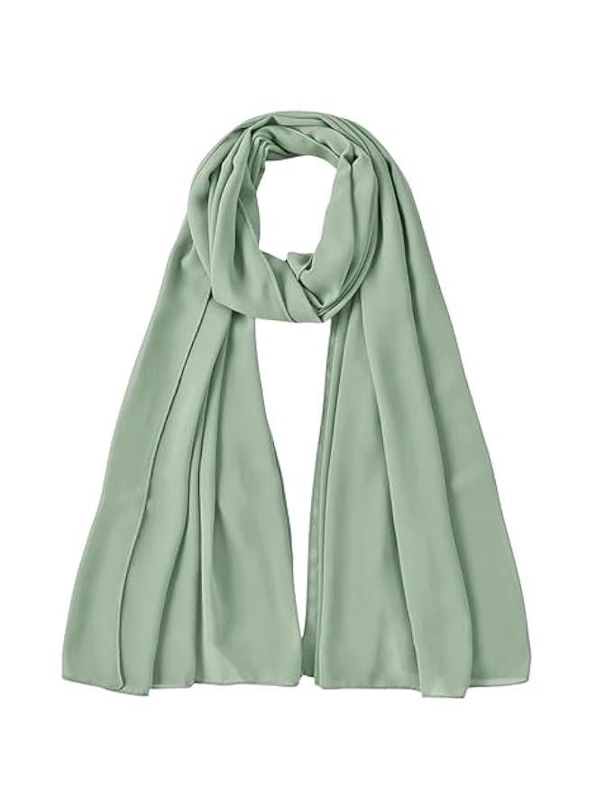 Arabest Elegant Lightweight Premium Chiffon Muslim Women's Head Scarf Shawl Wrap - Image 3
