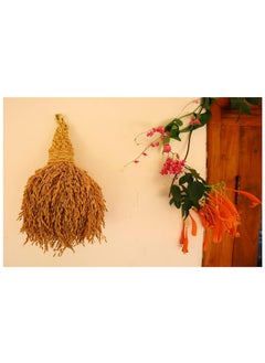 USIRA Natural Paddy Bunch500 Gram Gucha Hanging with Natural Paddy GrainsDecorative Hanging for Home and Pooja Room Decoration  - Image 2
