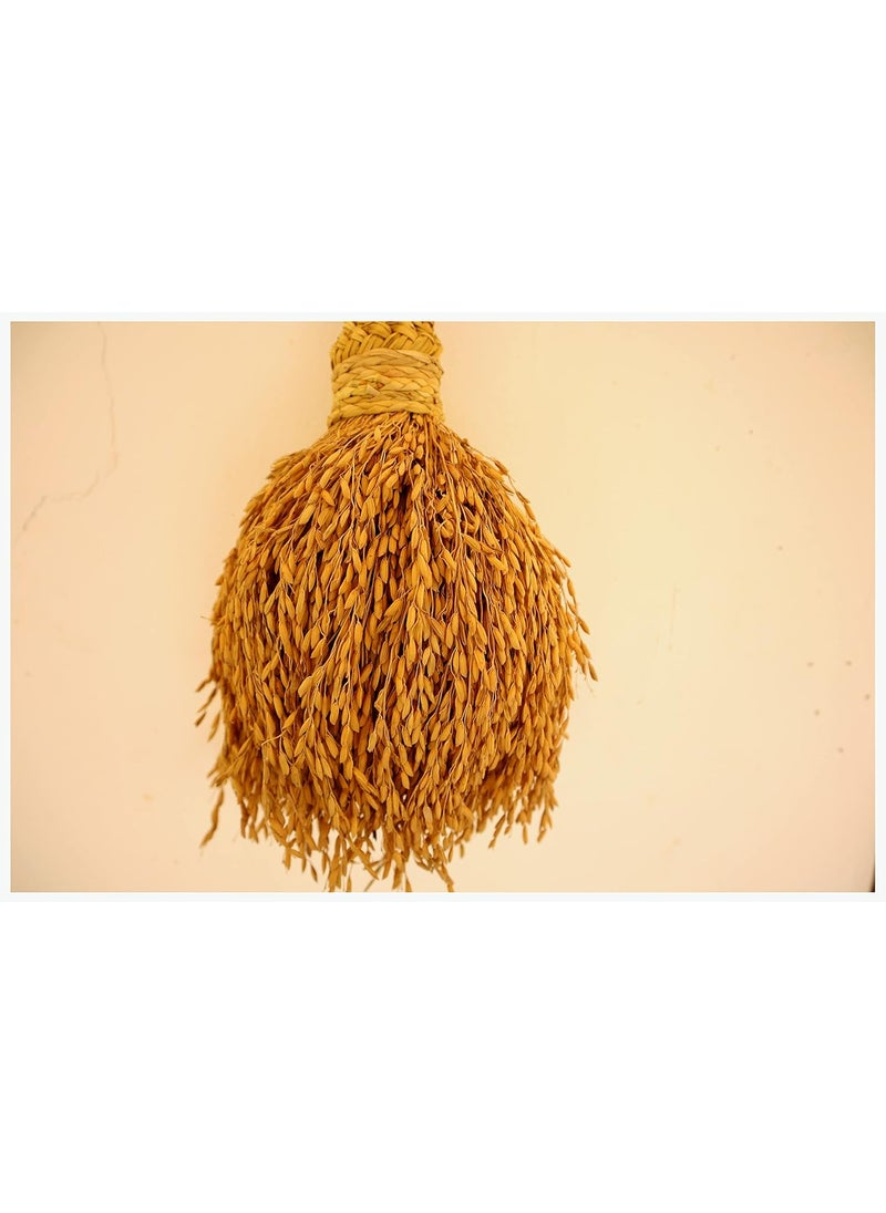USIRA Natural Paddy Bunch500 Gram Gucha Hanging with Natural Paddy GrainsDecorative Hanging for Home and Pooja Room Decoration  - Image 3