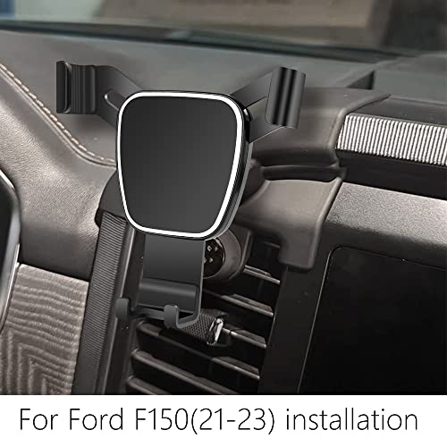 musttrue Car Phone Holder for Ford F-150 F150 Truck 2021-2025【Not Fit 2024-2025 King Ranch，Raptor】 Auto Accessories Navigation Bracket Interior Decoration Mobile Cell Phone Mount - Image 2