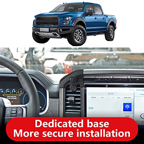 musttrue Car Phone Holder for Ford F-150 F150 Truck 2021-2025【Not Fit 2024-2025 King Ranch，Raptor】 Auto Accessories Navigation Bracket Interior Decoration Mobile Cell Phone Mount - Image 3