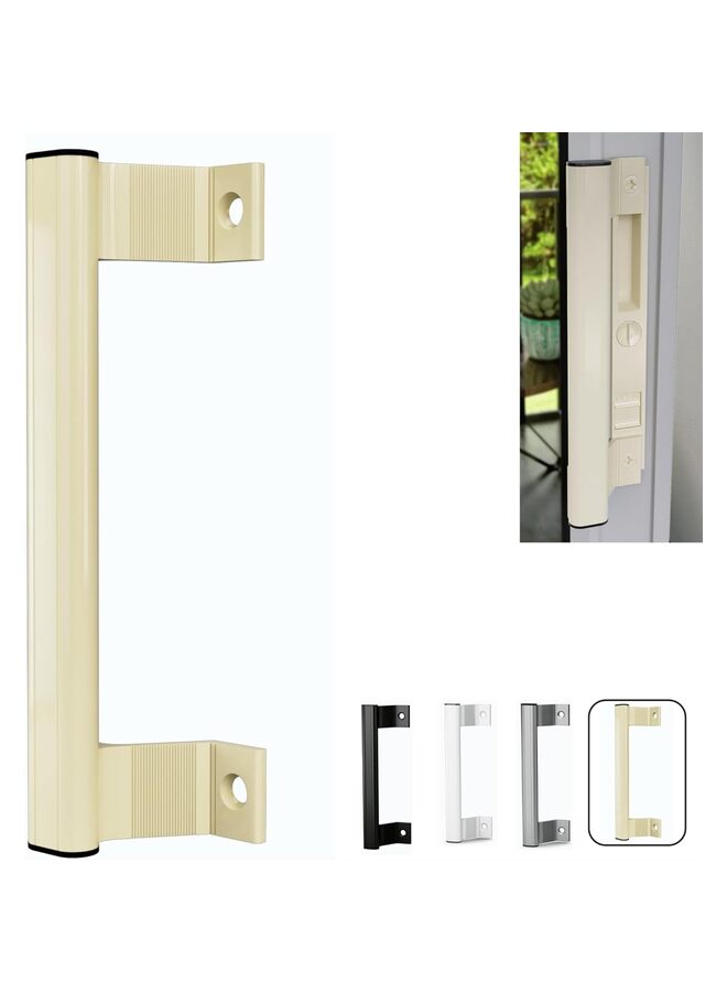 Sliding Door Handle Pull – New Update Sliding Glass Door Pull Handle 6-5/8" for Old or Damage Patio Door - Easily –for Right- or Left- (Color : CHAMPAGNE) - Image 2