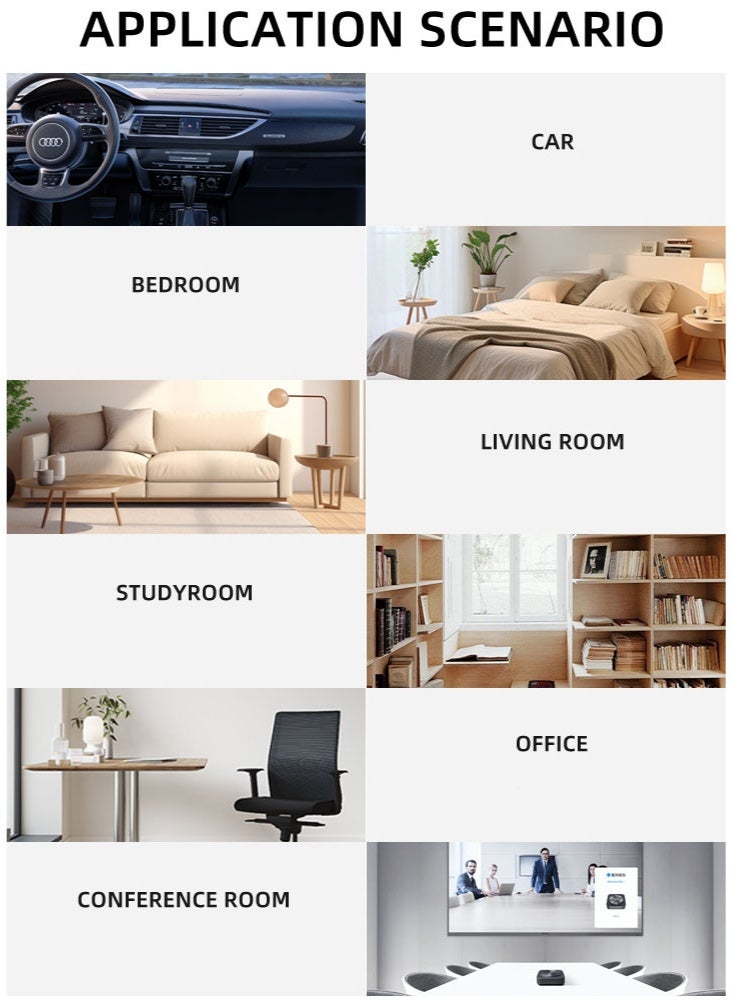 IKEDA منقي هواء السيارة | غير كهربائي | معطر هواء برائحة فريزيا قوي وطويل الأمد لملحقات السيارة للمنزل والمكتب والفان من إيكيدا، تنقية هواء على مدار 24/7 - Image 2