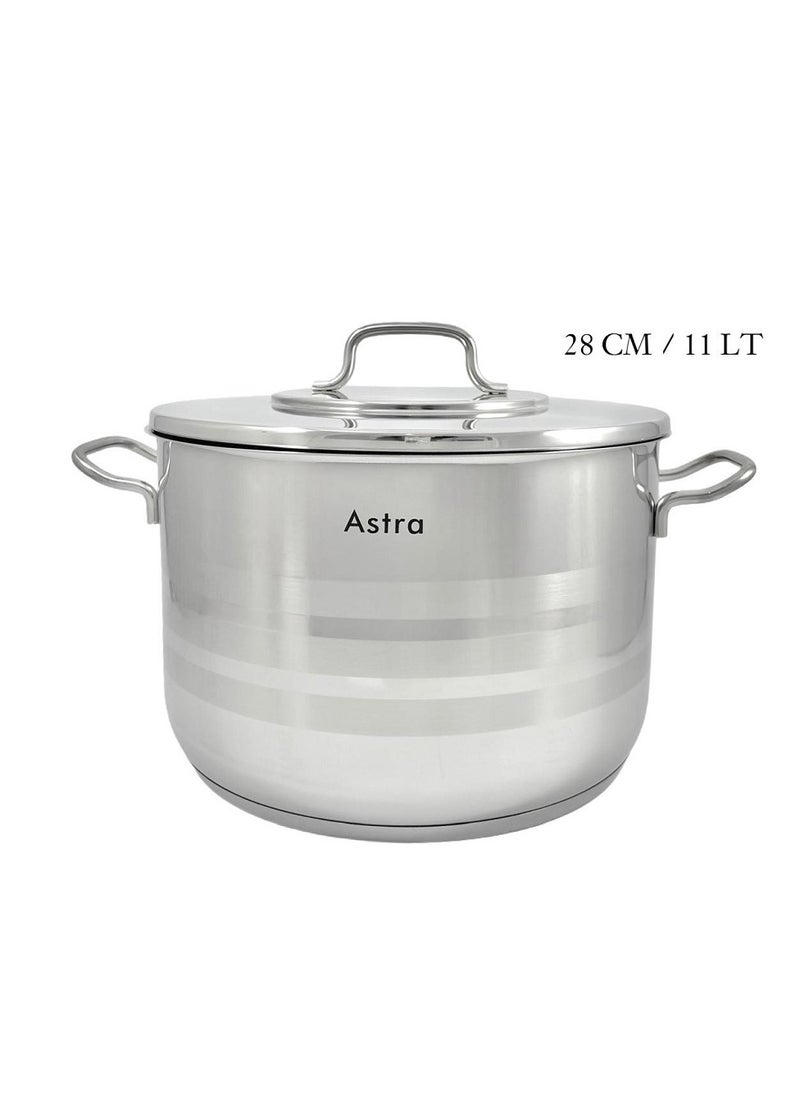 ASTRA Premium Stainless Steel Casserole 28x18 cm 11L – Perfect for Large Family Meals, Roasts, Casseroles & More - pzsku/Z54AAA169D05BD65FDD39Z/45/1741174894/4f2522de-a040-4d86-a9e7-f9c8a2c72c77