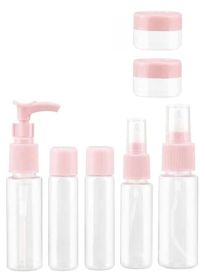 AJARVAR Travel Bottles Kit, Travel Cosmetics Bottles Set, Portable Multipurpose Cosmetics Toiletries Travel Refillable Bottles - for Storing Shampoo, Gel, Cream Jars, Lotion Dispenser-1 - Image 1