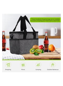 Generic Cooler Bag, Insulated Lunch Bag, Lunch Cool Bags, Insulated Picnic Bag, Large Thermal Lunch Box Bag Waterproof & Reusable & Leakproof, for Men, Women, Beach Picnic Camping Travel  - Image 3