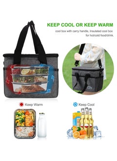 Cooler Bag, Insulated Lunch Bag, Lunch Cool Bags, Insulated Picnic Bag, Large Thermal Lunch Box Bag Waterproof & Reusable & Leakproof, for Men, Women, Beach Picnic Camping Travel - pzsku/Z54AAAAD09E0250BA762FZ/45/_/1740589155/f165cd7e-7954-4e6a-85aa-4514f1bb035a