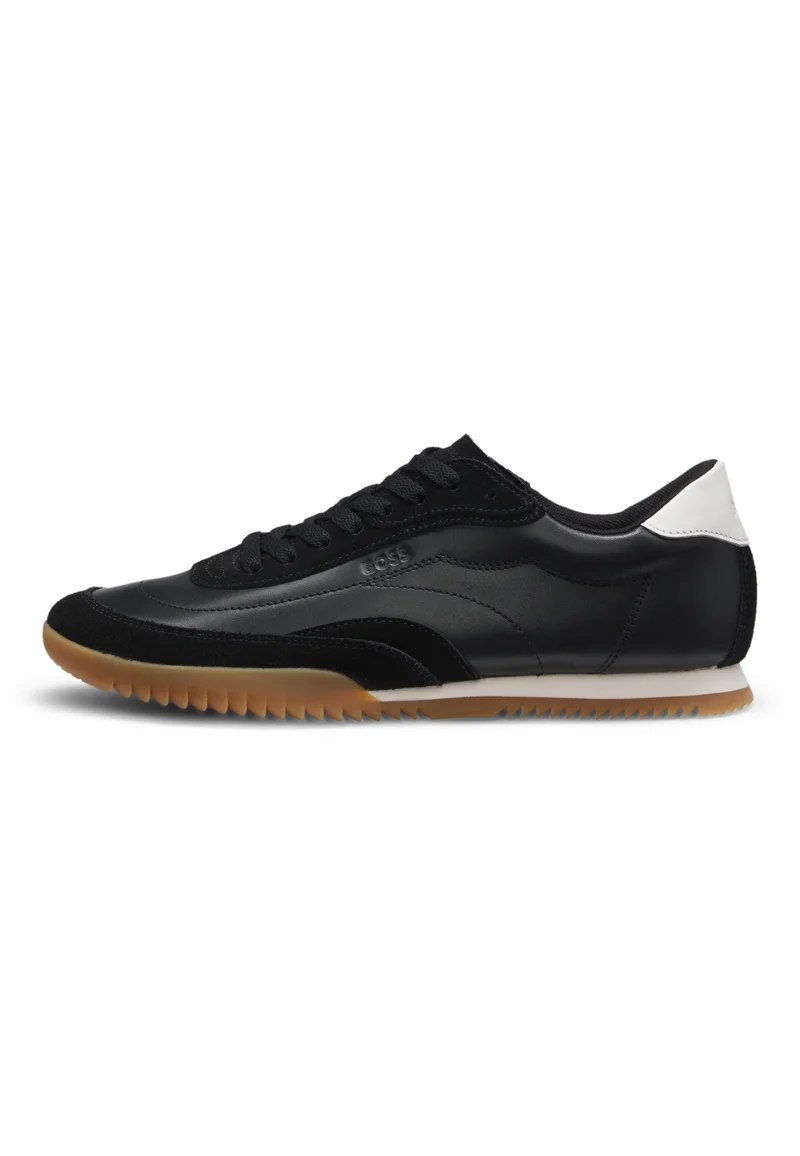 BOSS Trainers in leather and suede