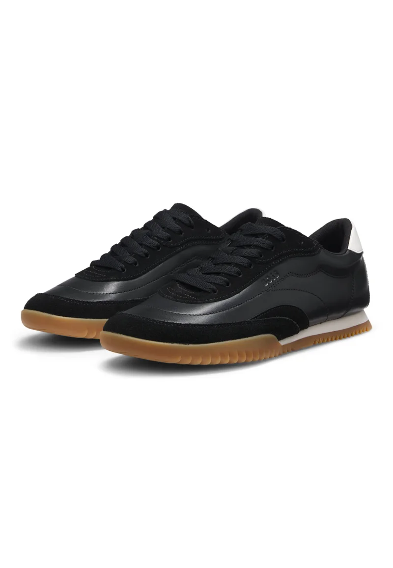 BOSS Trainers in leather and suede