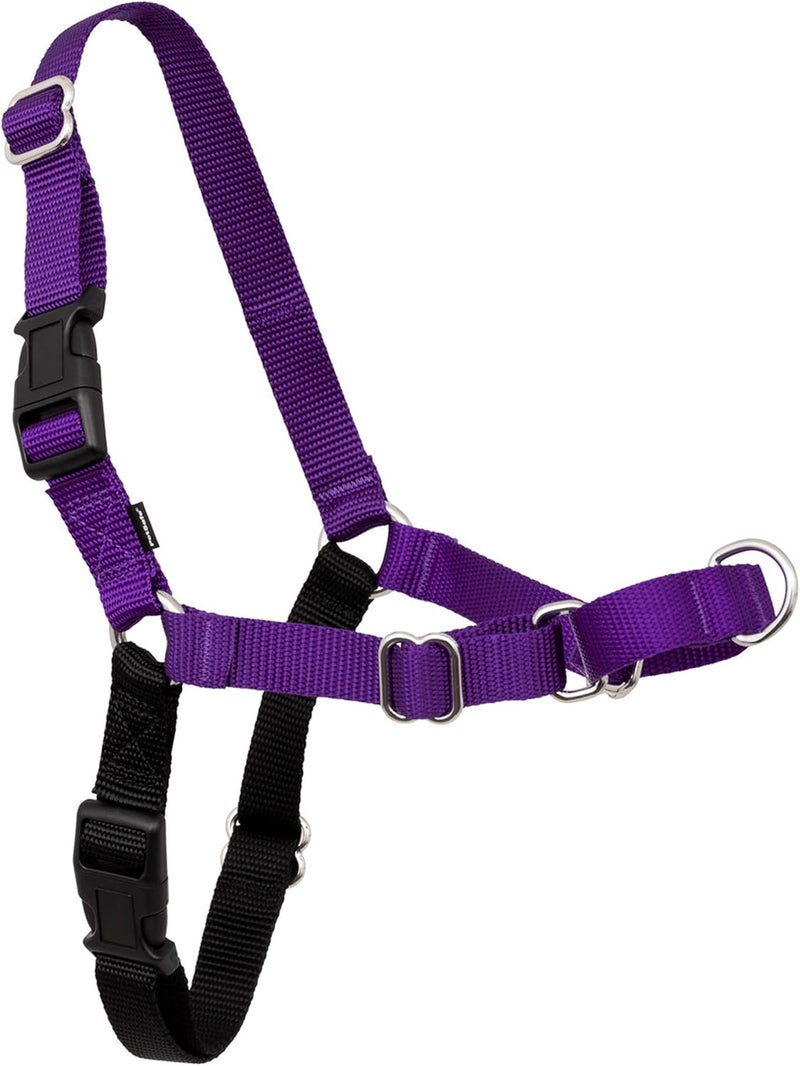 PetSafe Easy Walk No-Pull Dog Harness - Large, Deep Purple/Black - Image 1