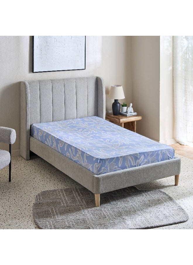 Home Box Malta Evelyn Printed Cotton Twin Flat Sheet - 170x260 cm  - Image 2