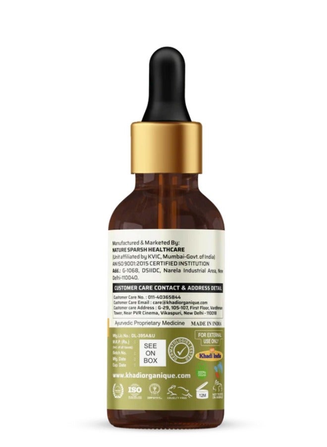 Khadi ORGANIQUE Khadi organique Natural Tea Tree Herbal Essential Oil  15ml- Reduces Acne and Hydrate Scalp & Hair | For All Skin & Hair Types  - Image 2