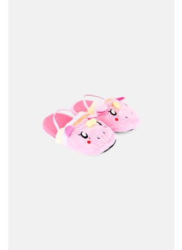 Royal Deluxe Kids Girl Slip On Casual Slipper, Pink  - Image 1