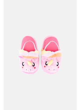 Royal Deluxe Kids Girl Slip On Casual Slipper, Pink  - Image 3