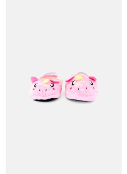 Royal Deluxe Kids Girl Slip On Casual Slipper, Pink  - Image 2