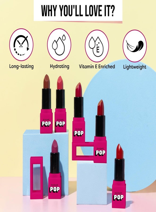 SUGAR POP Satin Matte Luxe | Castor Oil, Vitamin E & Hyaluronic Acid | Full coverage - 02 Lily - Image 3