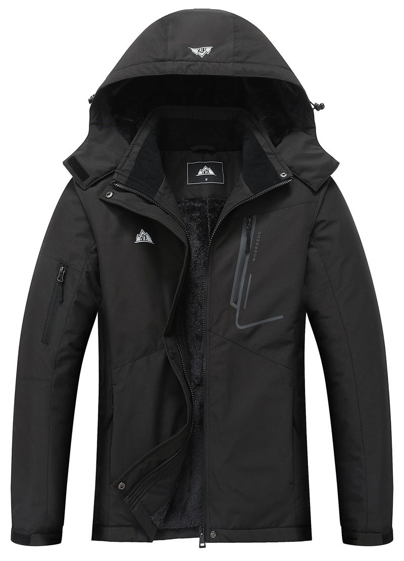 MOERDENG Womens Waterproof Ski Jacket Warm Winter Coat Hooded Snowboarding Jacket Snow Coat