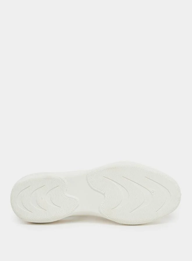 Styli Styli Panelled Lace Up Sneakers