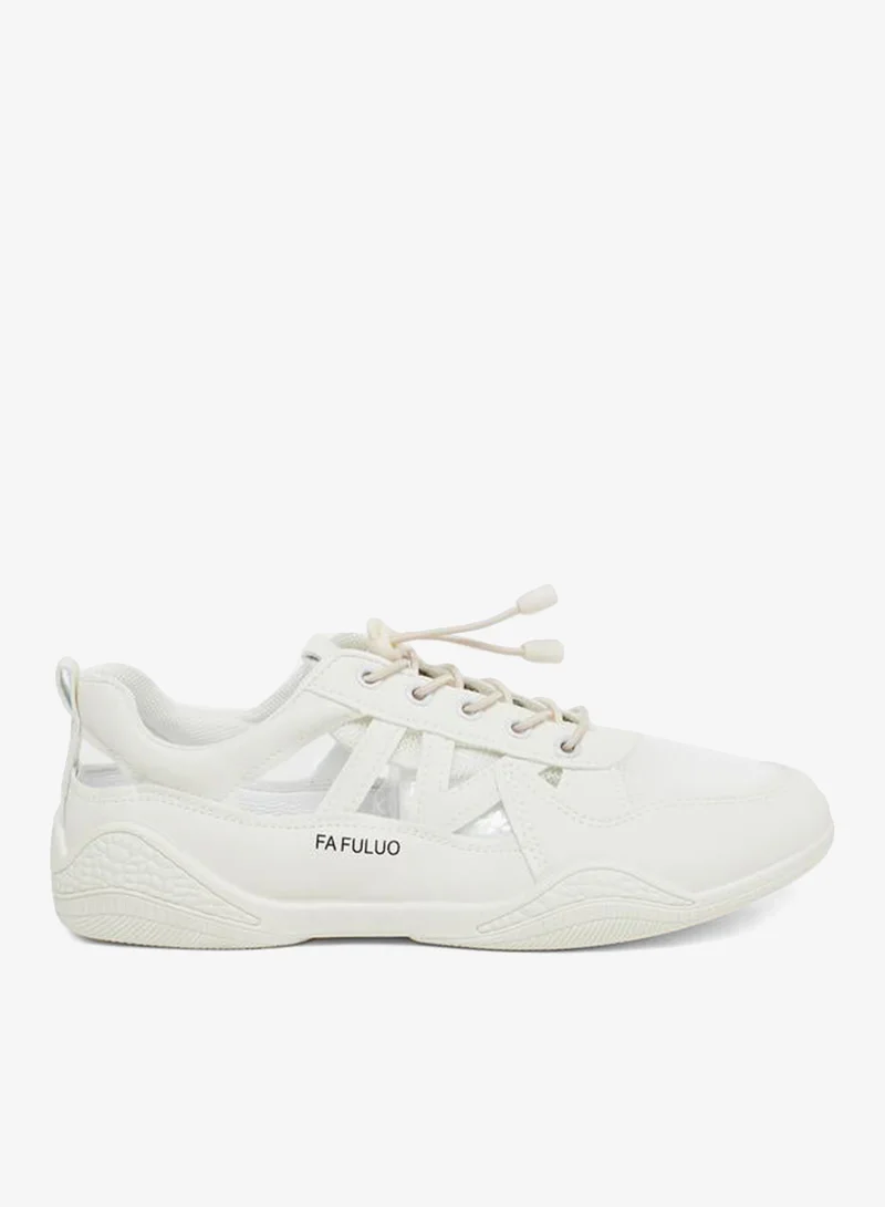 Styli Active Panelled Lace Up Sneakers