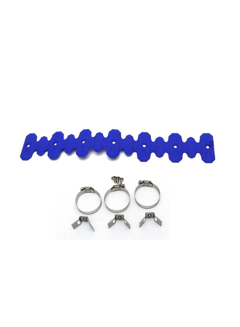 General Blue Stroke Exhaust Pipe Guard 400mm / 15.75 Inches, 1 Piece  - Image 1