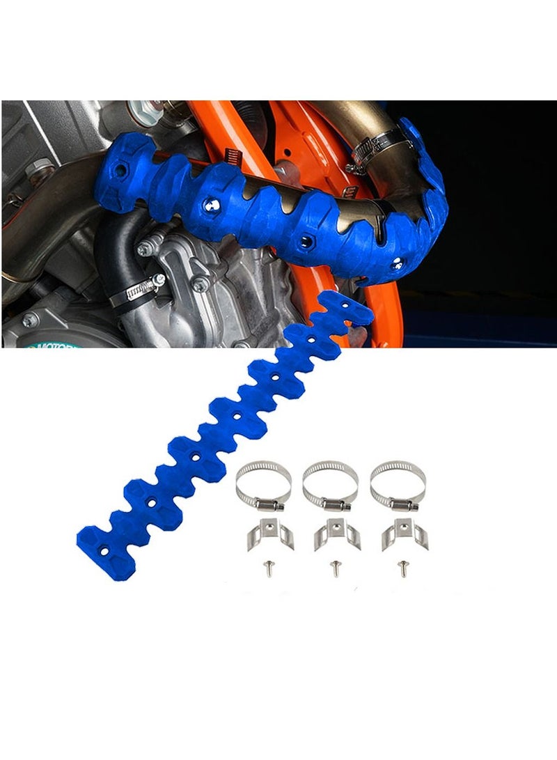 General Blue Stroke Exhaust Pipe Guard 400mm / 15.75 Inches, 1 Piece  - Image 2