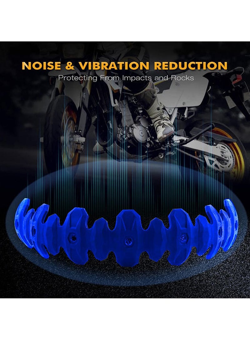 General Blue Stroke Exhaust Pipe Guard 400mm / 15.75 Inches, 1 Piece  - Image 3