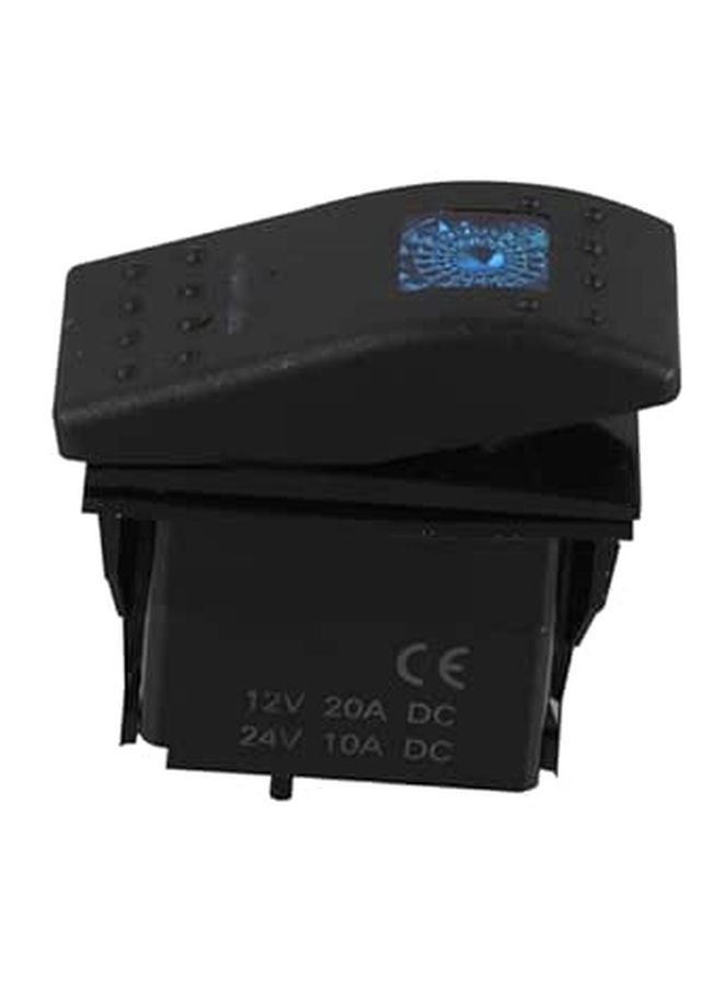 Mobestech Rocker Switch with LED Light Terminal Durable Material Easy Installation for Yachts and RVs Off Toggle Control - Image 1