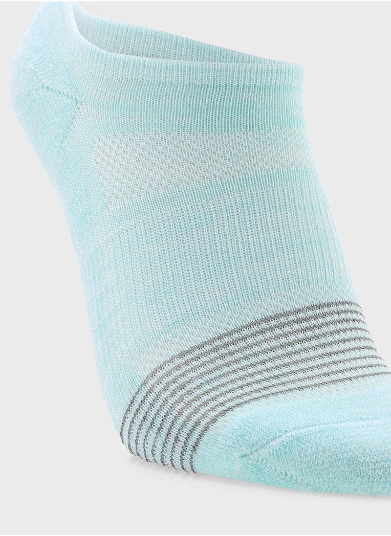 SKECHERS 3 Pack Terry Supper No Show Socks  - Image 5