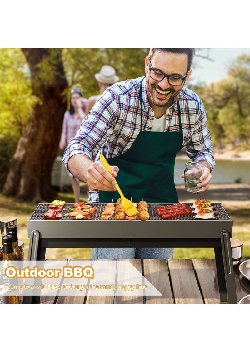 Arabest Collapsible Barbecue Grill,Camping picnic Grill,collapsible portable barbecue kit,comes with organizer for house parties,outdoor cooking,picnics and camping 23.62 x 8.66 x 13 inches  - Image 4
