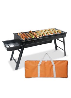 Arabest Collapsible Barbecue Grill,Camping picnic Grill,collapsible portable barbecue kit,comes with organizer for house parties,outdoor cooking,picnics and camping 23.62 x 8.66 x 13 inches  - Image 1