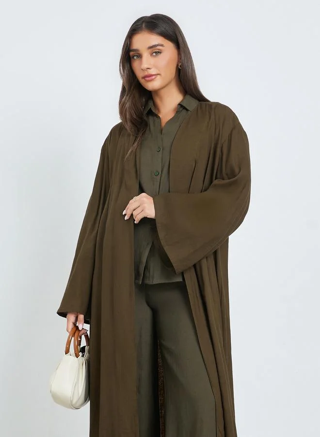 ستايلي كيمونو مفتوح من الأمام بقصة عادية