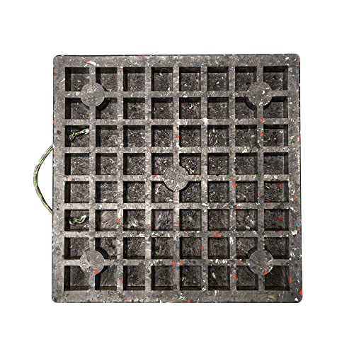 Ekon OX BLOX Ultra Trailer Jack Block - Universal RV Leveling Blocks - Durable & Stackable - For All Jack Types - 100% Recycled Plastic - Works For Class A Motorhomes - Image 4